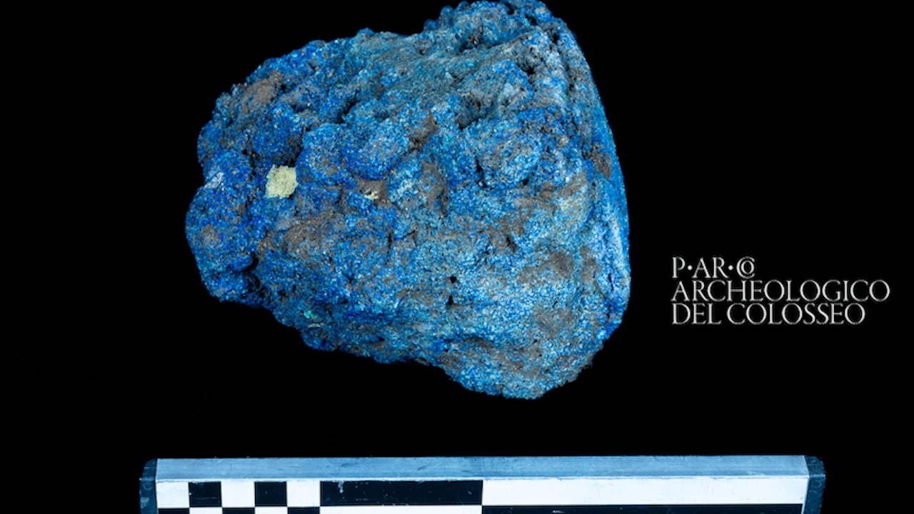 Domus Aurea, scoperte due vasche e lingotto del preziosissimo blu egizio