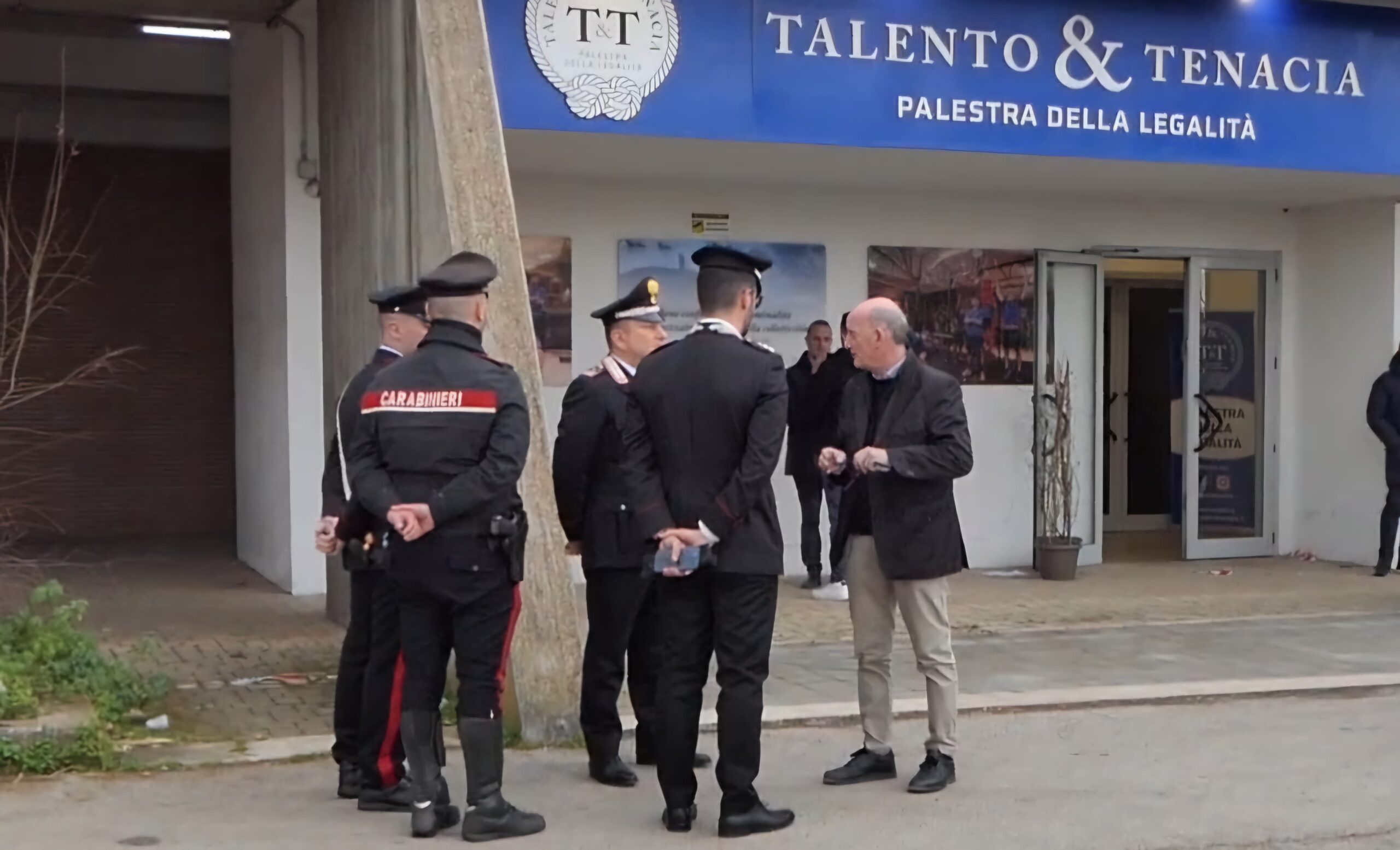Palestra della legalità, fermato il presunto autore del danneggiamento