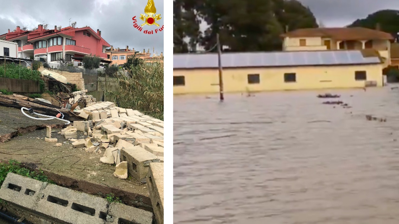Maltempo, fosso esonda a Santa Marinella: 4 persone in salvo nel Viterbese