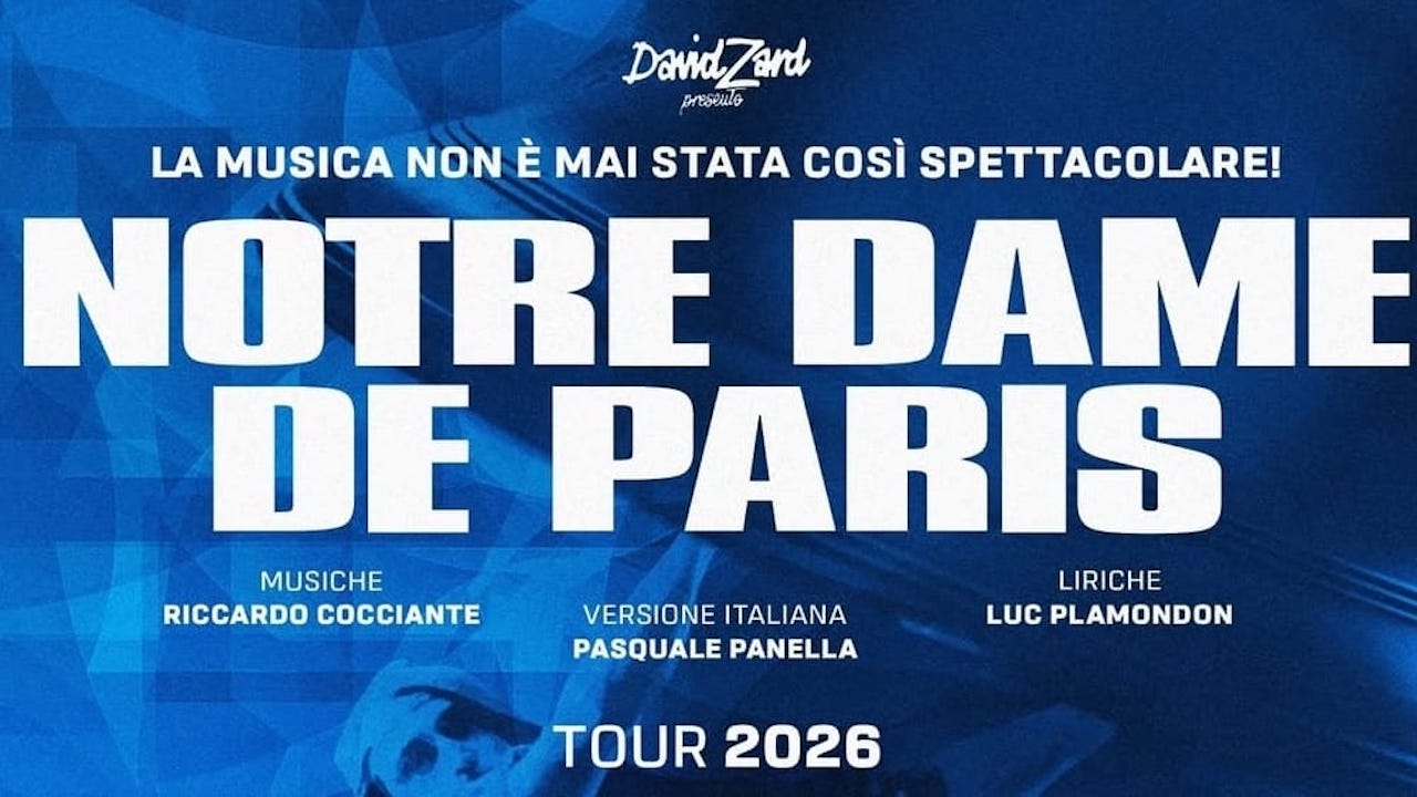 Musical Notre Dame de Paris 2026 a Roma, date, biglietti e cast del celebre spettacolo con le musiche di Cocciante
