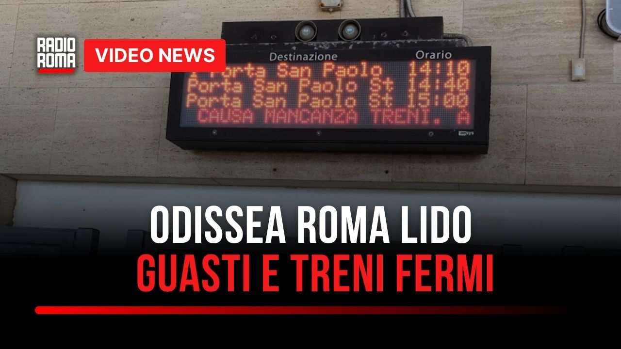 Odissea Roma-Lido: tra aria condizionata in tilt, guasti e treni fermi (VIDEO)