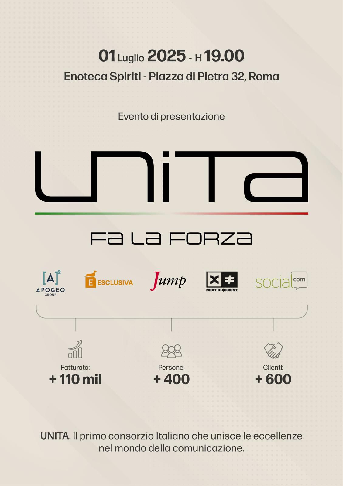Comunicazione, nasce il Consorzio UNITA, domani la presentazione