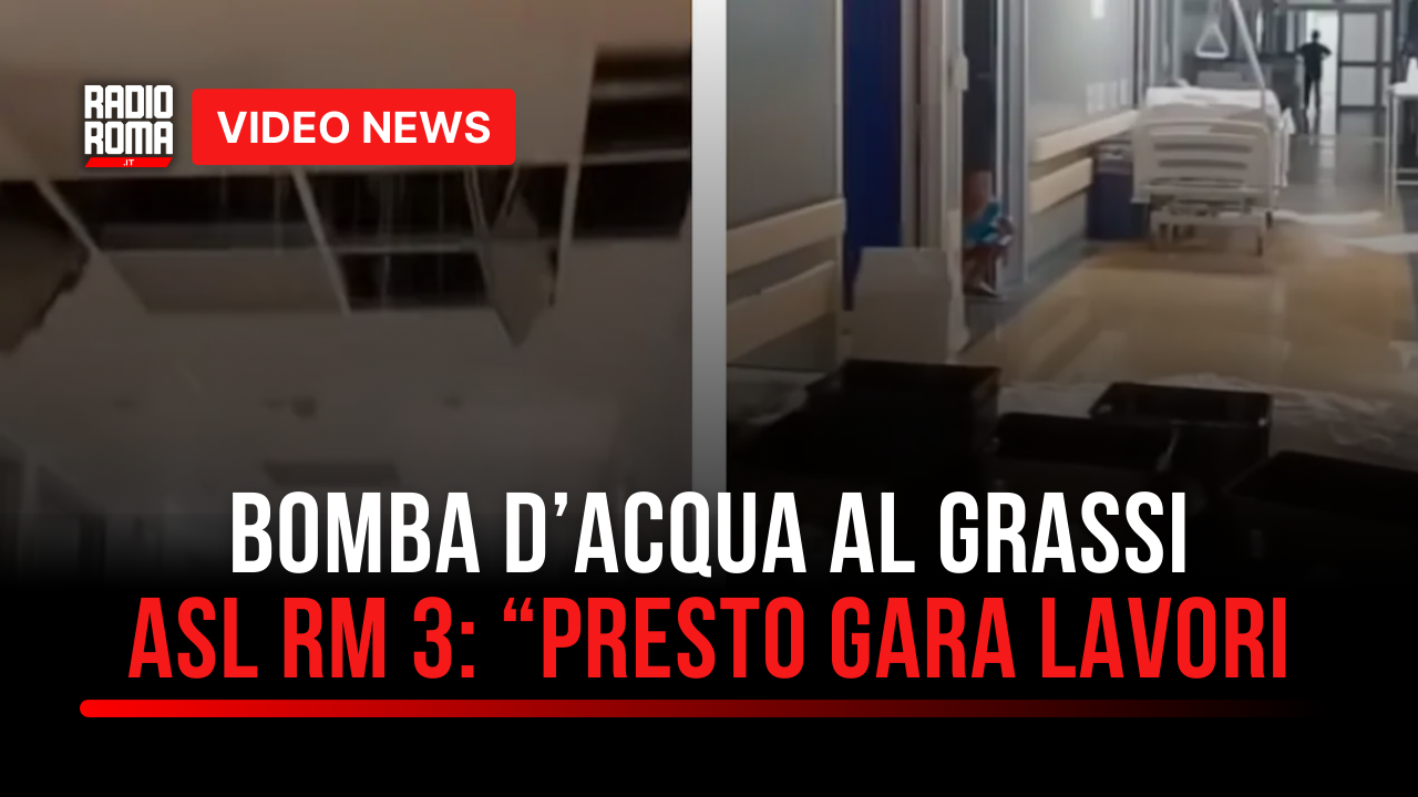 Bomba d'acqua su Ostia e il Grassi si allaga, Asl Rm3: "Presto gara per lavori anche sul tetto" (VIDEO)