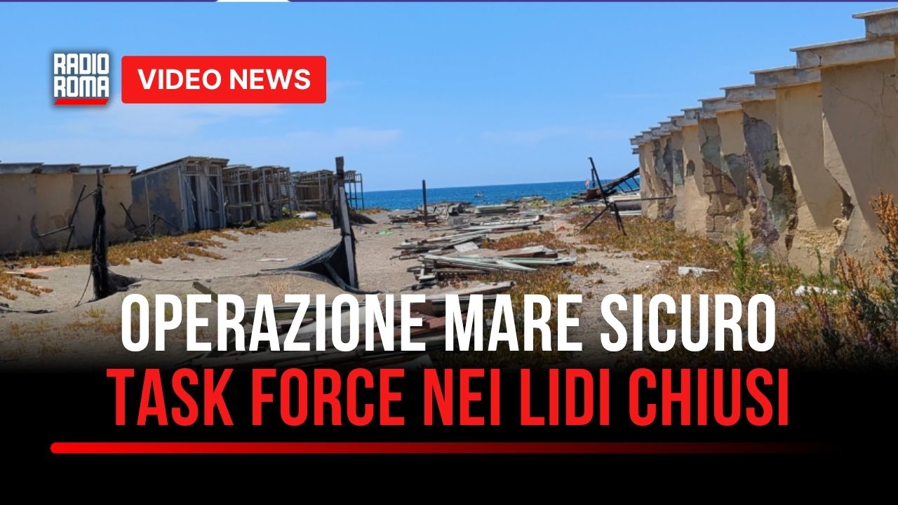 Operazione mare sicuro ad Ostia: task force antidegrado negli stabilimenti chiusi (VIDEO)