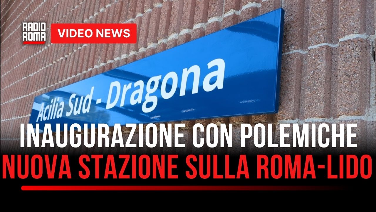 Roma-Lido, inaugurata la stazione Acilia Sud - Dragona: polemiche per i ritardi sul cavalcavia (VIDEO)