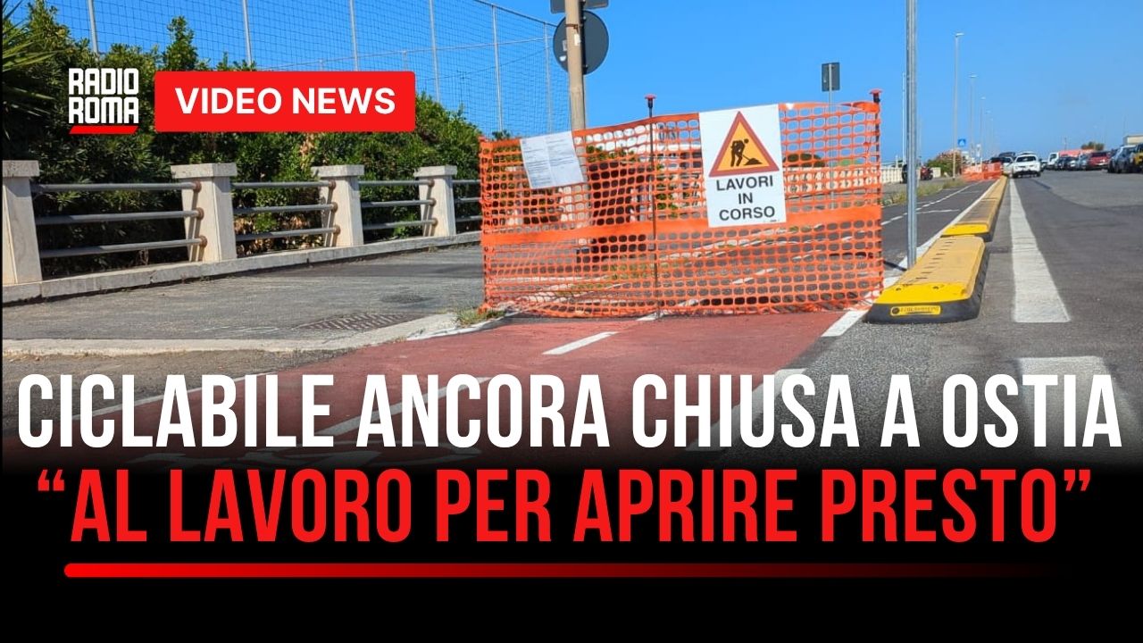 Ancora chiusa pista ciclabile di Ostia, Di Matteo: "Al lavoro perché apra il prima possibile" (VIDEO)