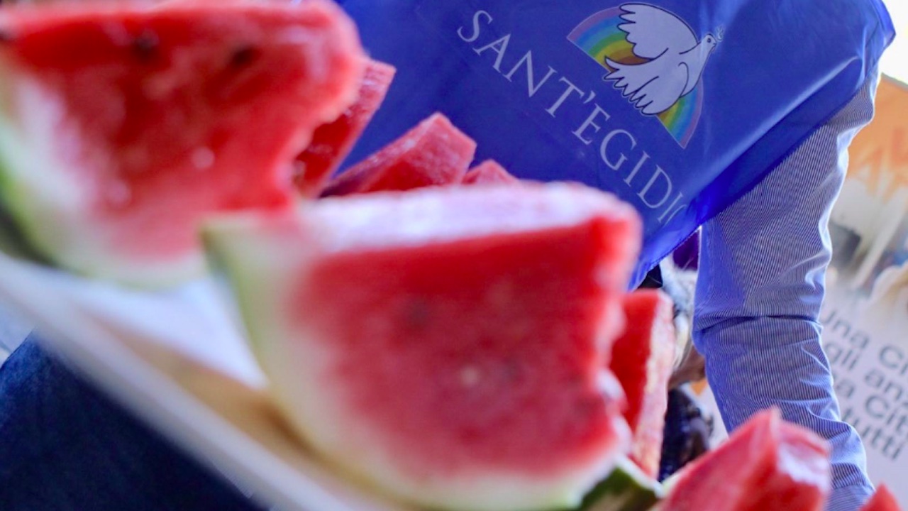 Ferragosto solidale con Sant'Egidio: a Roma pranzo e cocomerate