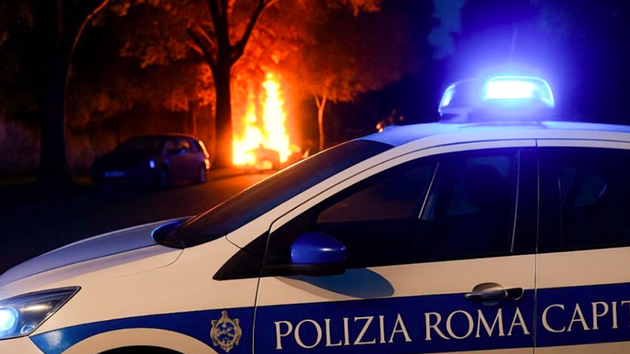 Auto in fiamme dal Verano al Flaminio: 7 mezzi a fuoco nella notte a Roma