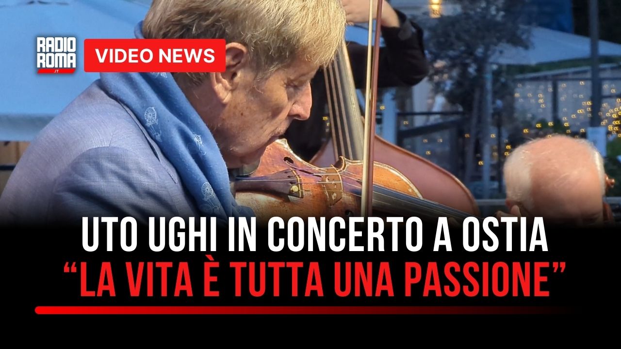 Folla a Ostia per il concerto del maestro Uto Ughi: "La passione deve essere il centro della nostra vita" (VIDEO)