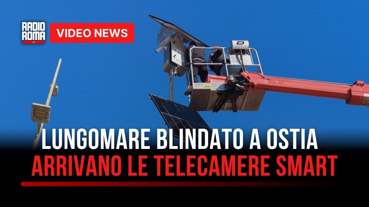 Ostia blindata: sul lungomare arrivano le nuove telecamere “intelligenti”