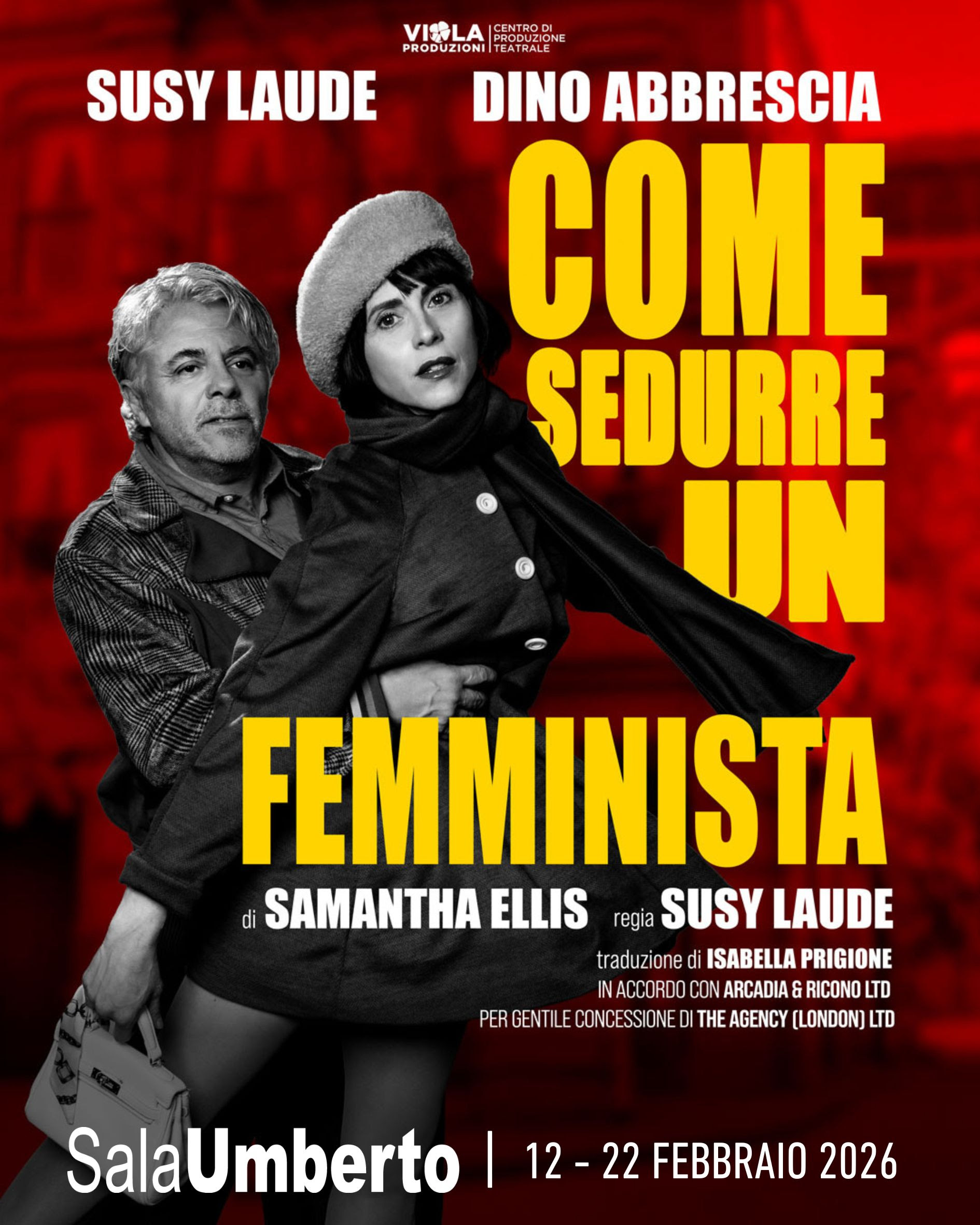 Sala Umberto, da domani sul palco ‘Come sedurre un femminista’