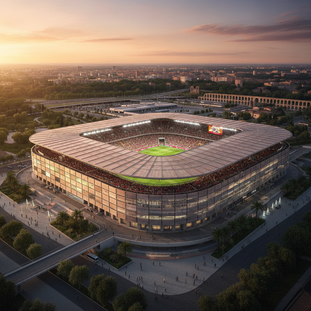 Stadio della Roma a Pietralata: firmata la convenzione per accelerare l’iter