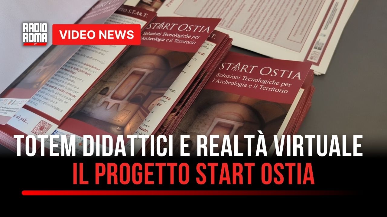 Totem multimediali e realtà virtuale: il progetto Start per valorizzare il Parco archeologico di Ostia (VIDEO)
