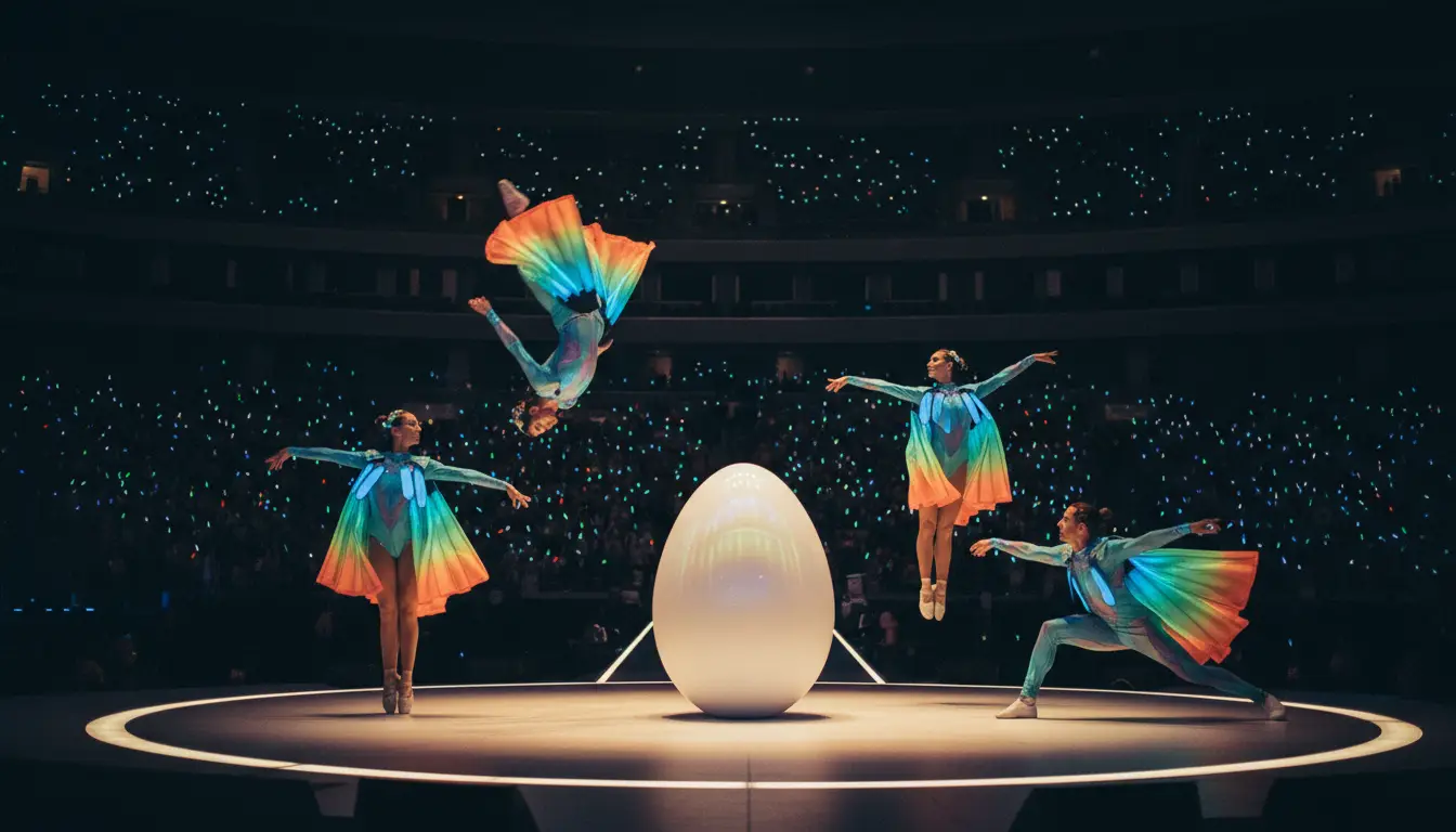 Cirque du Soleil porta «Ovo» al Palazzo dello Sport di Roma