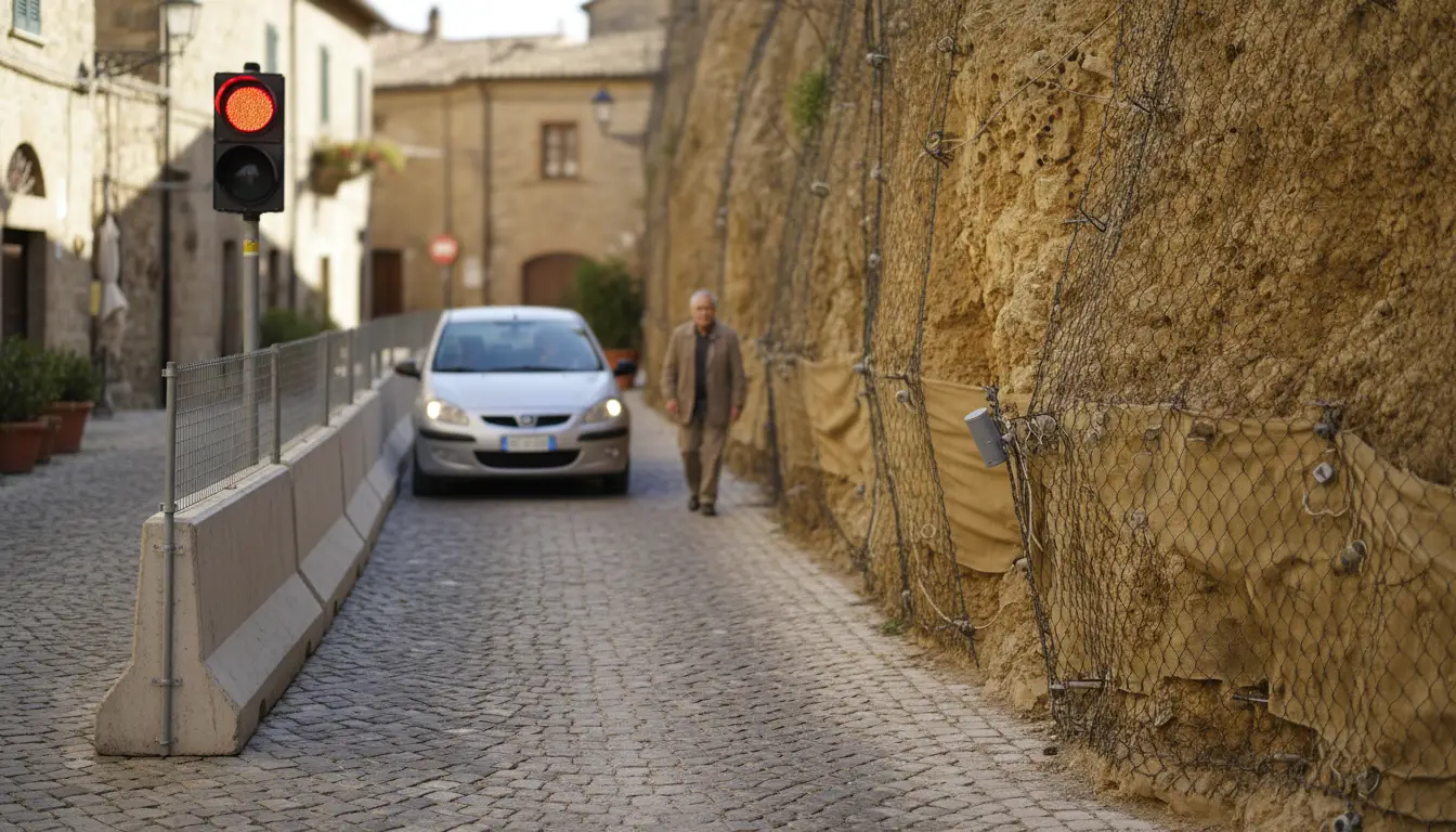 Isola Farnese, da lunedì lavori sul costone: chiusure e orari