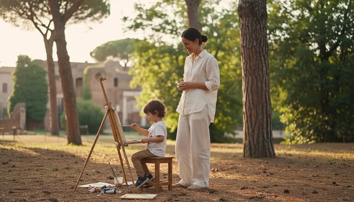 Festa della mamma a Roma: atelier a cielo aperto a Villa Pamphili