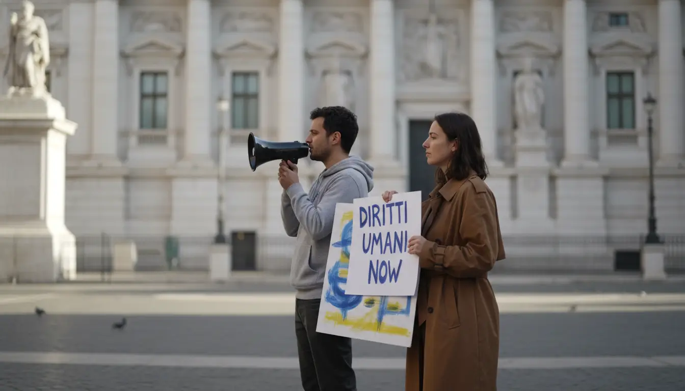 Flash mob a Montecitorio per la Global Sumud Flotilla: Boldrini denuncia torture nelle carceri israeliane
