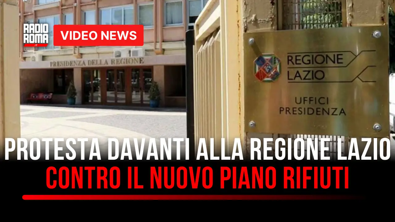 Ambientalisti a Roma nella Giornata dell’Ambiente: protesta sotto la Regione Lazio contro piano rifiuti e cemento