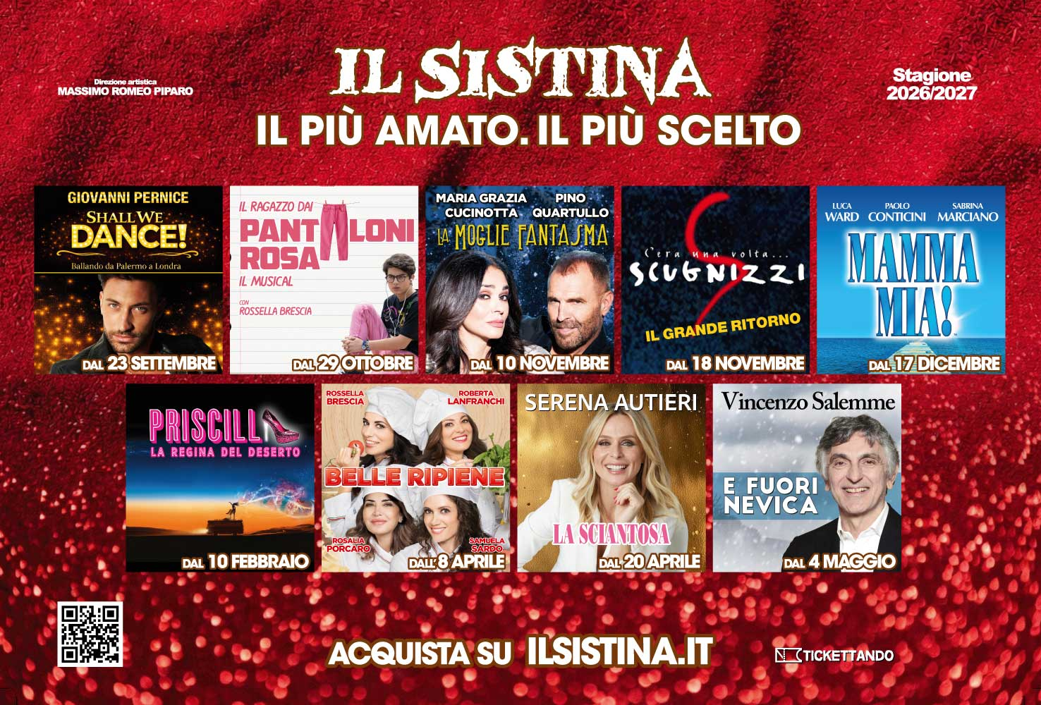 Teatro Sistina: una stagione di grandi storie, musica, novità e imperdibili ritorni