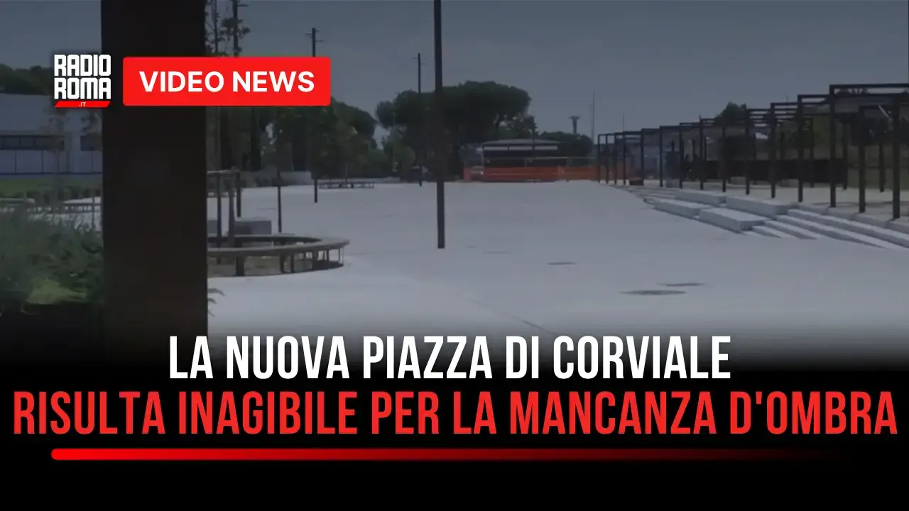 Corviale, la nuova piazza da 8.000 mq senza ombra: il quartiere la vive solo di sera
