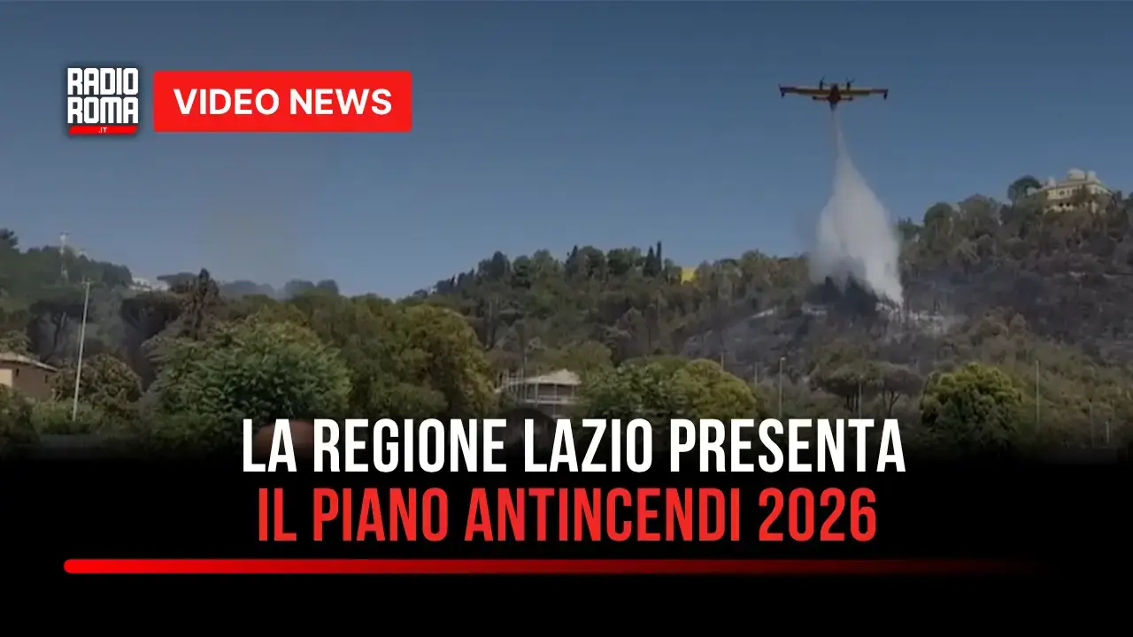 Lazio, piano antincendi: mezzi aerei e coordinamento 112