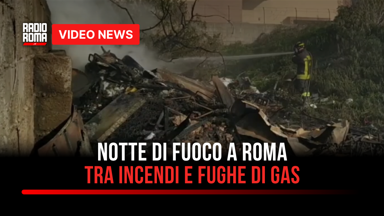 Notte di fuoco a Roma tra incendi e fughe di gas: diverse famiglie evacuate