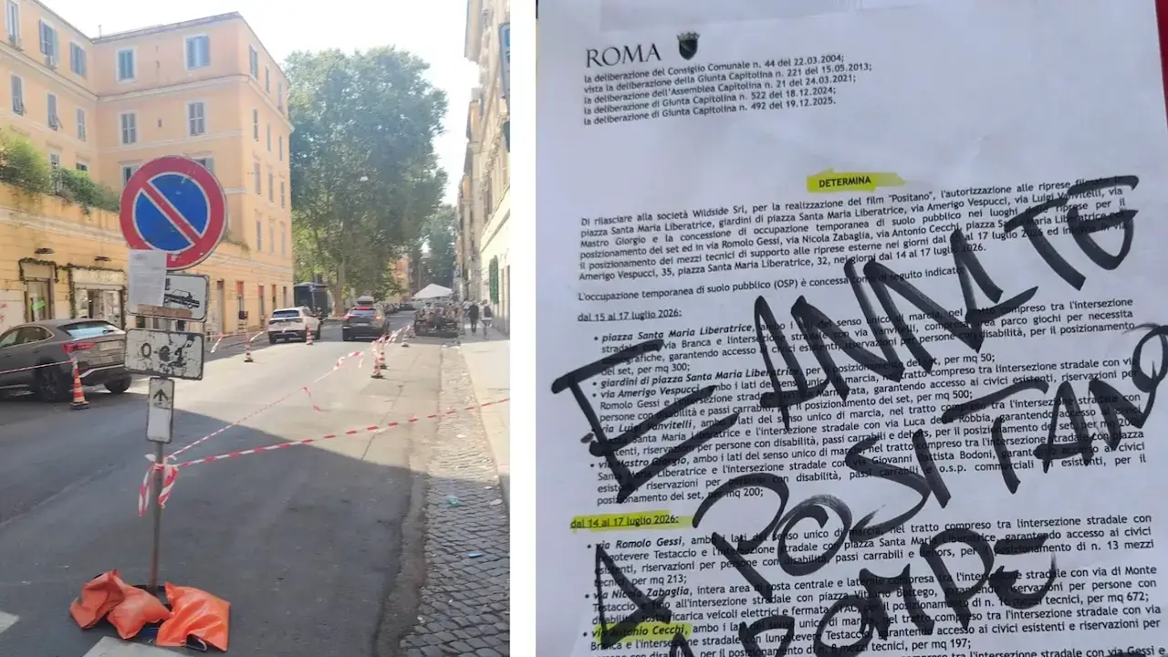 Testaccio, proteste dei residenti per il set cinematografico: "ostaggi delle riprese"