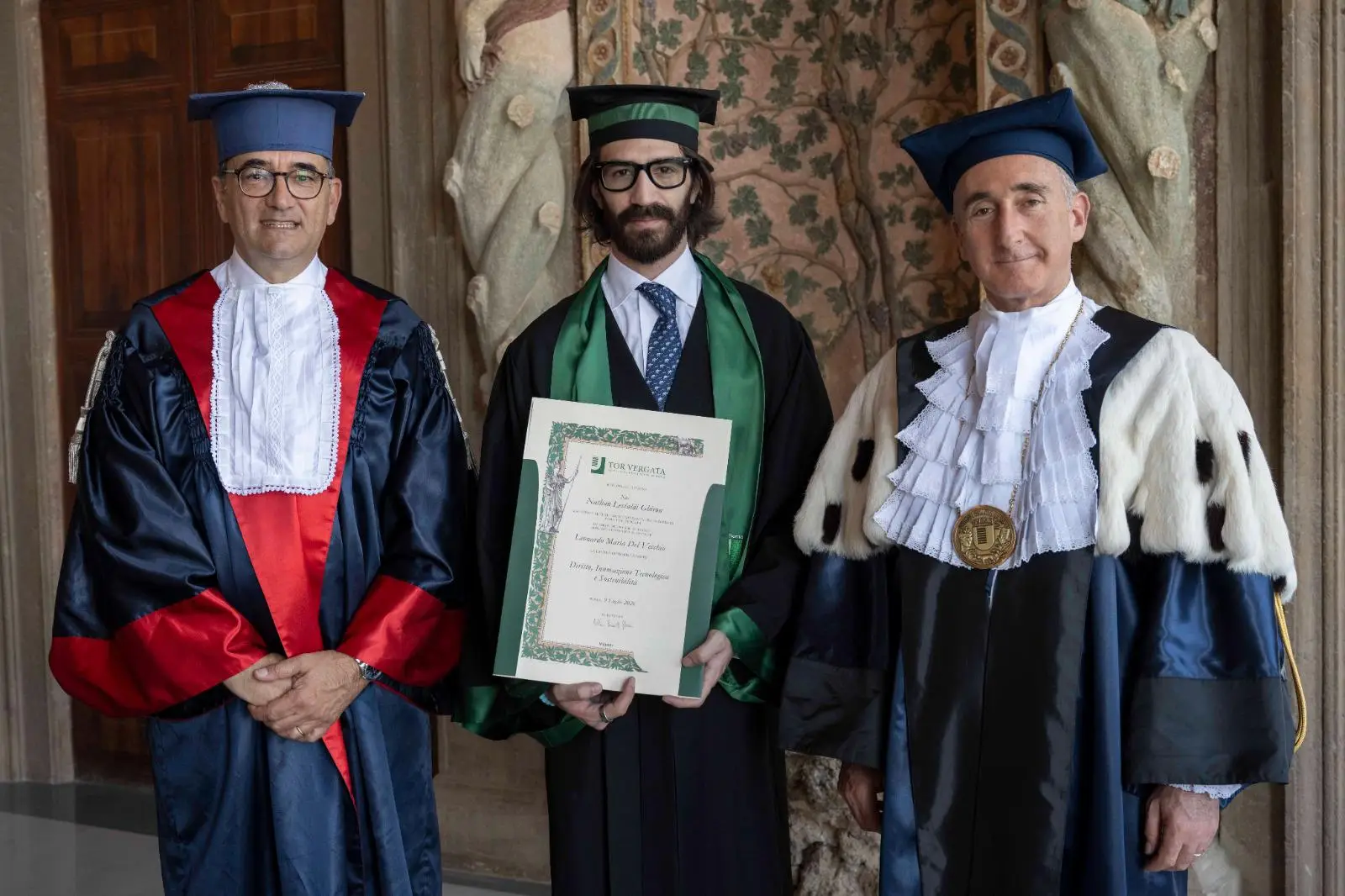 Tor Vergata, laurea honoris causa a Leonardo Maria Del Vecchio: diritto, innovazione e sostenibilità