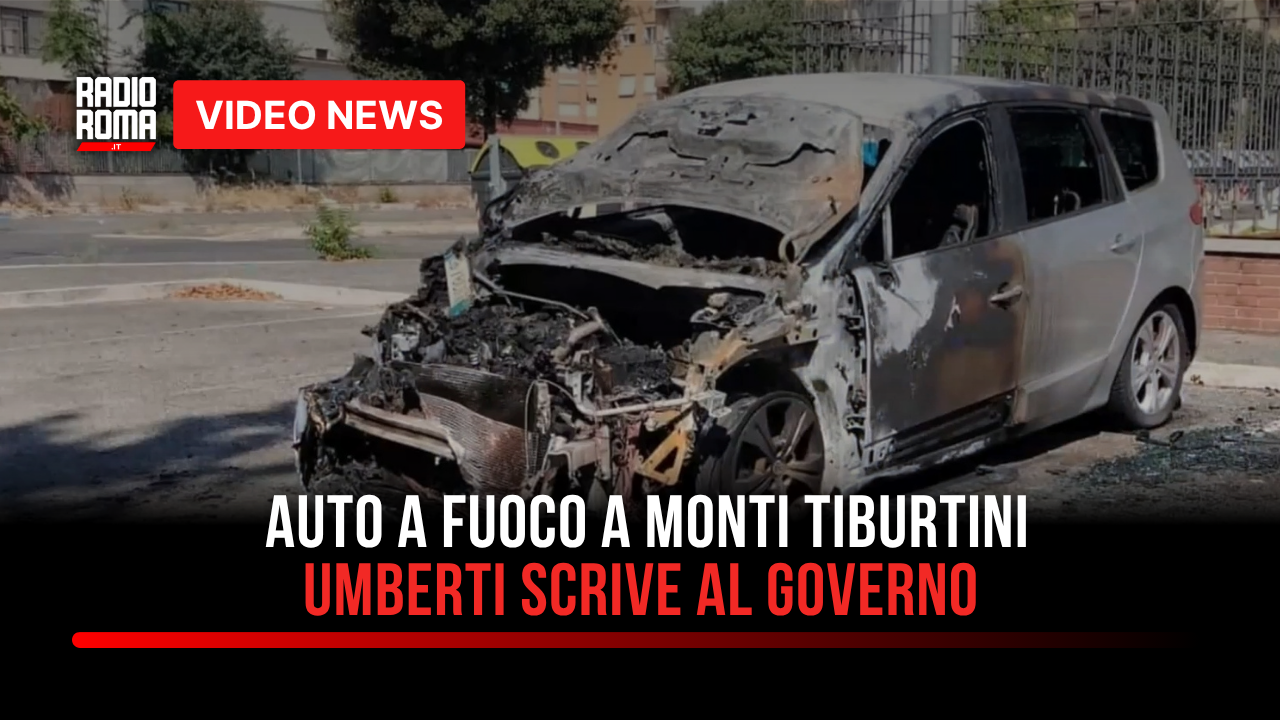Monti Tiburtini, ancora un'auto a fuoco. Umberti (IV Municipio): "intervenga lo stato"