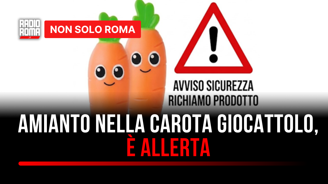 Amianto nella carota giocattolo, è allerta sul litorale laziale: "Interrompete l'uso" - VIDEO