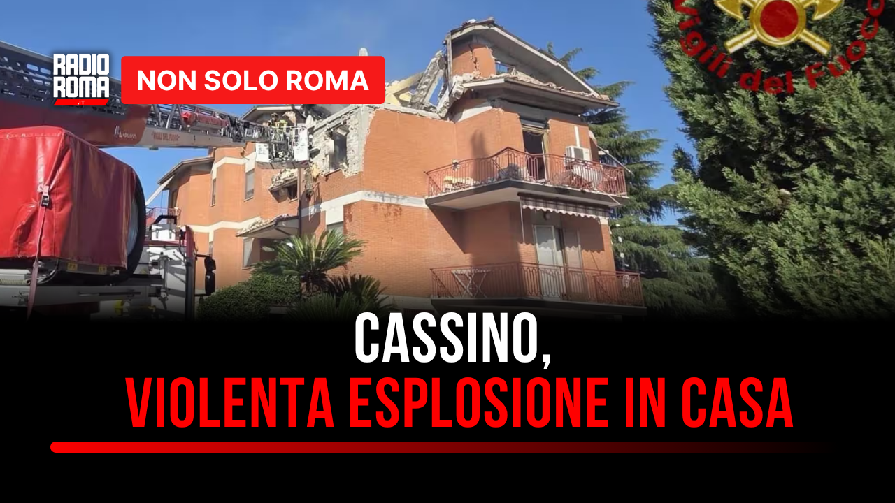 Cassino, violenta esplosione in casa sulla Casilina: due ustionati gravi - VIDEO