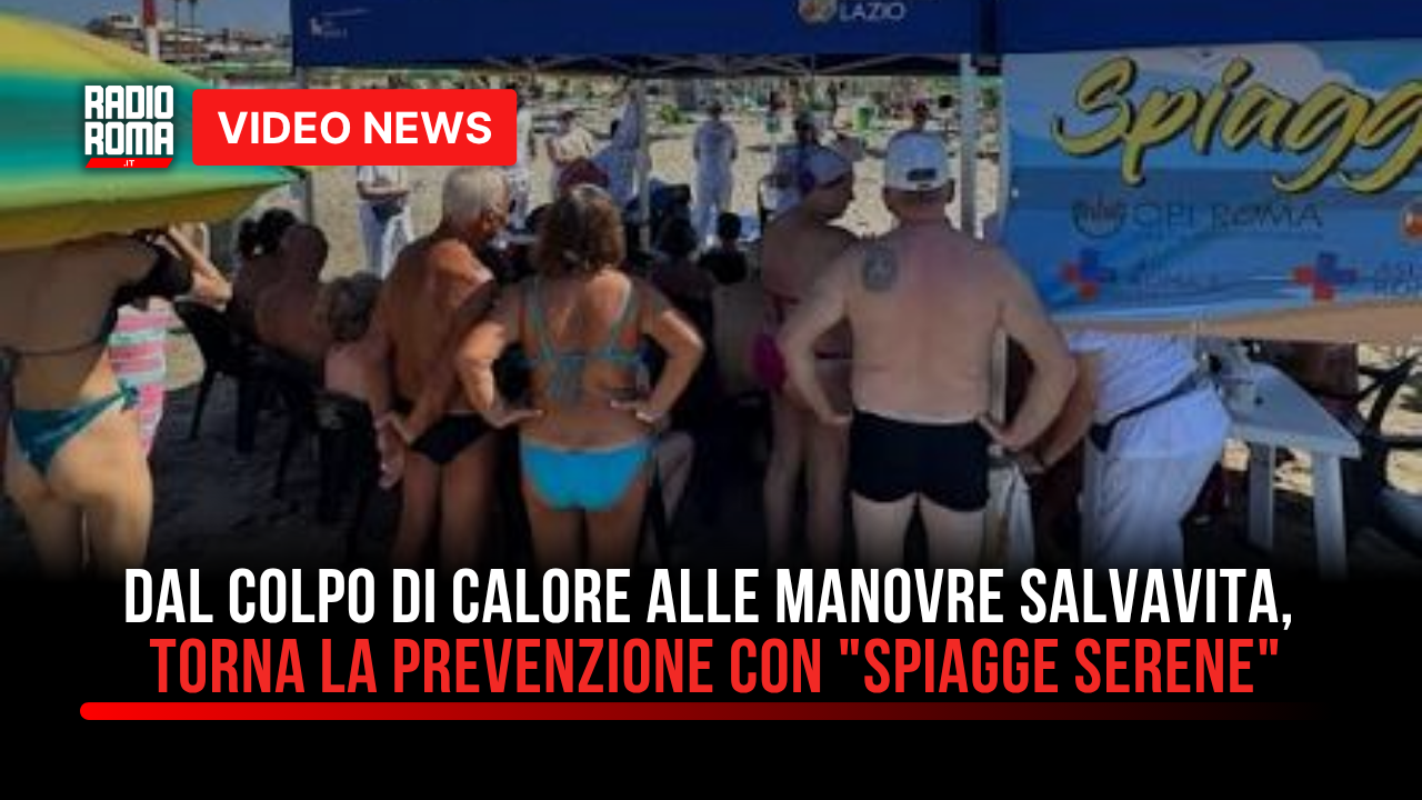 Dal colpo di calore alle manovre salvavita, con Spiagge Serene la prevenzione si fa sotto l’ombrellone (VIDEO)