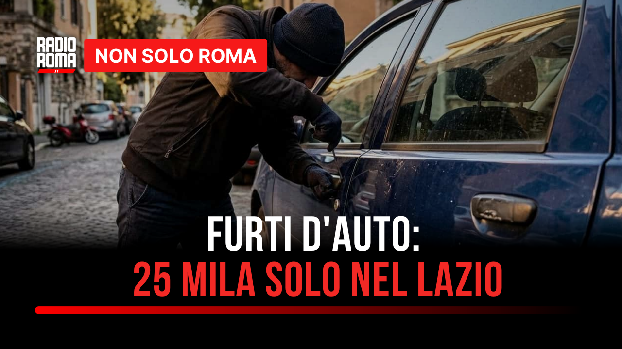 Il Lazio è la seconda regione per i furti d'auto: 25mila rubate in anno, Roma la città più colpita - VIDEO