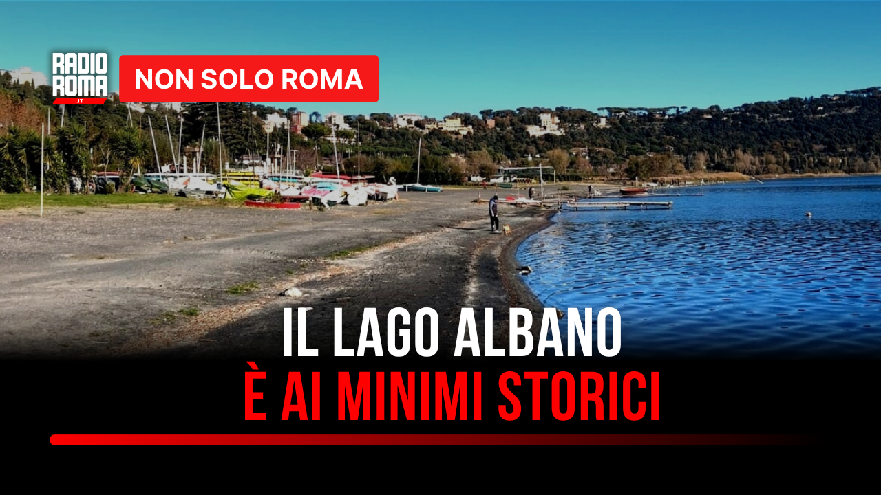 Il Lago Albano è ai minimi storici: "Persi altri 13 centimetri, bisogna intervenire in maniera drastica" - VIDEO