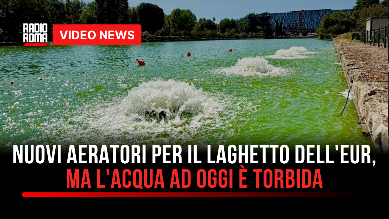 Laghetto dell’Eur: nuovi aeratori per acqua più pulita