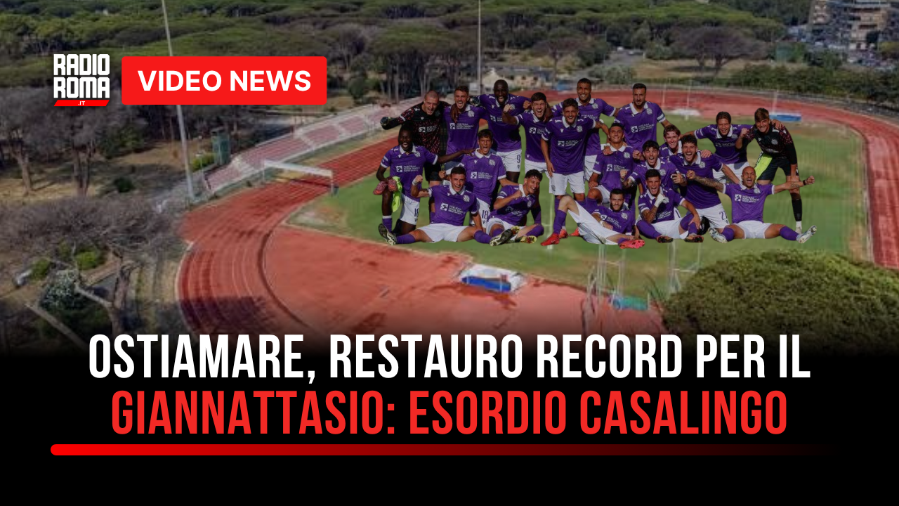 Osti­amare, tempi record per i lavori allo stadio Giannattasio: sabato esordio casalingo per la squadra di De Rossi (VIDEO)