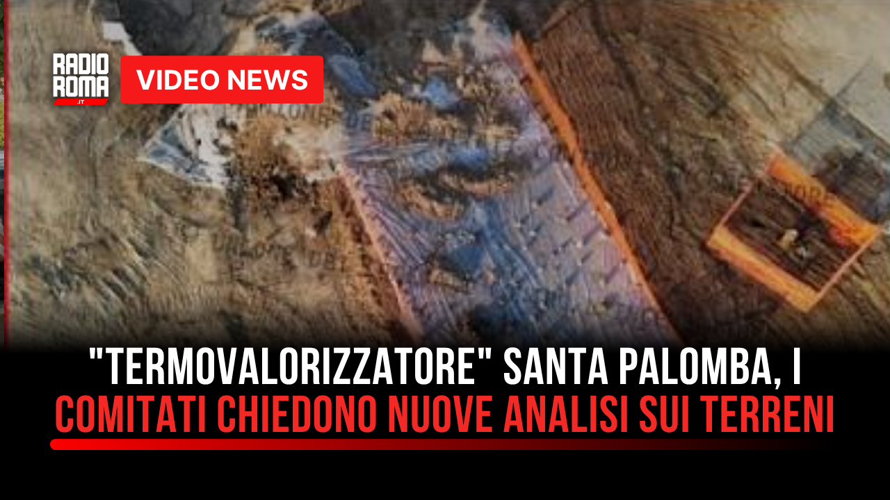 Termovalorizzatore Santa Palomba, "terreni contaminati", la denuncia dei comitati (VIDEO)