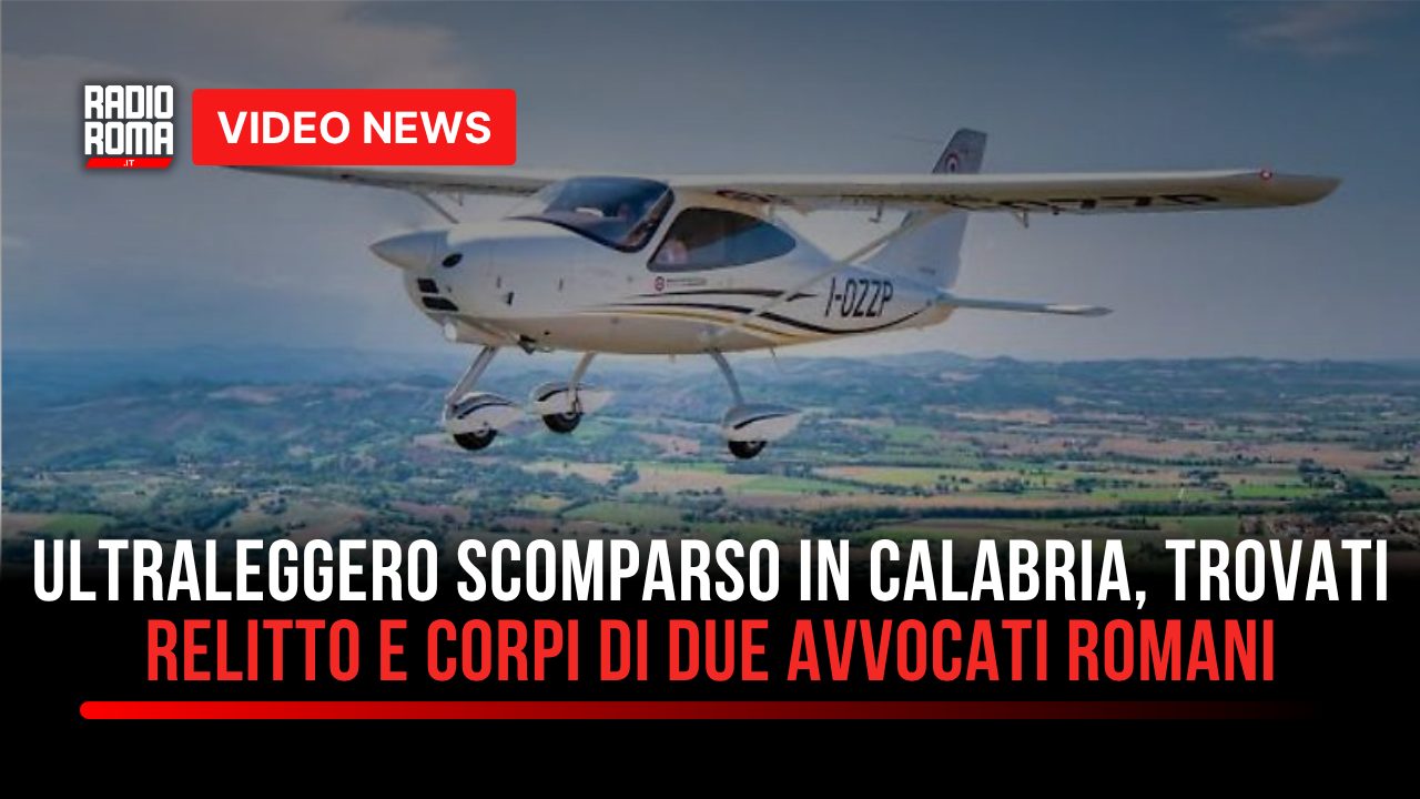 Ultraleggero scomparso in Calabria, trovati relitto e corpi degli avvocati romani