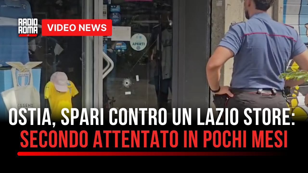 Ostia, spari contro un Lazio Store: secondo attentato in pochi mesi (VIDEO)