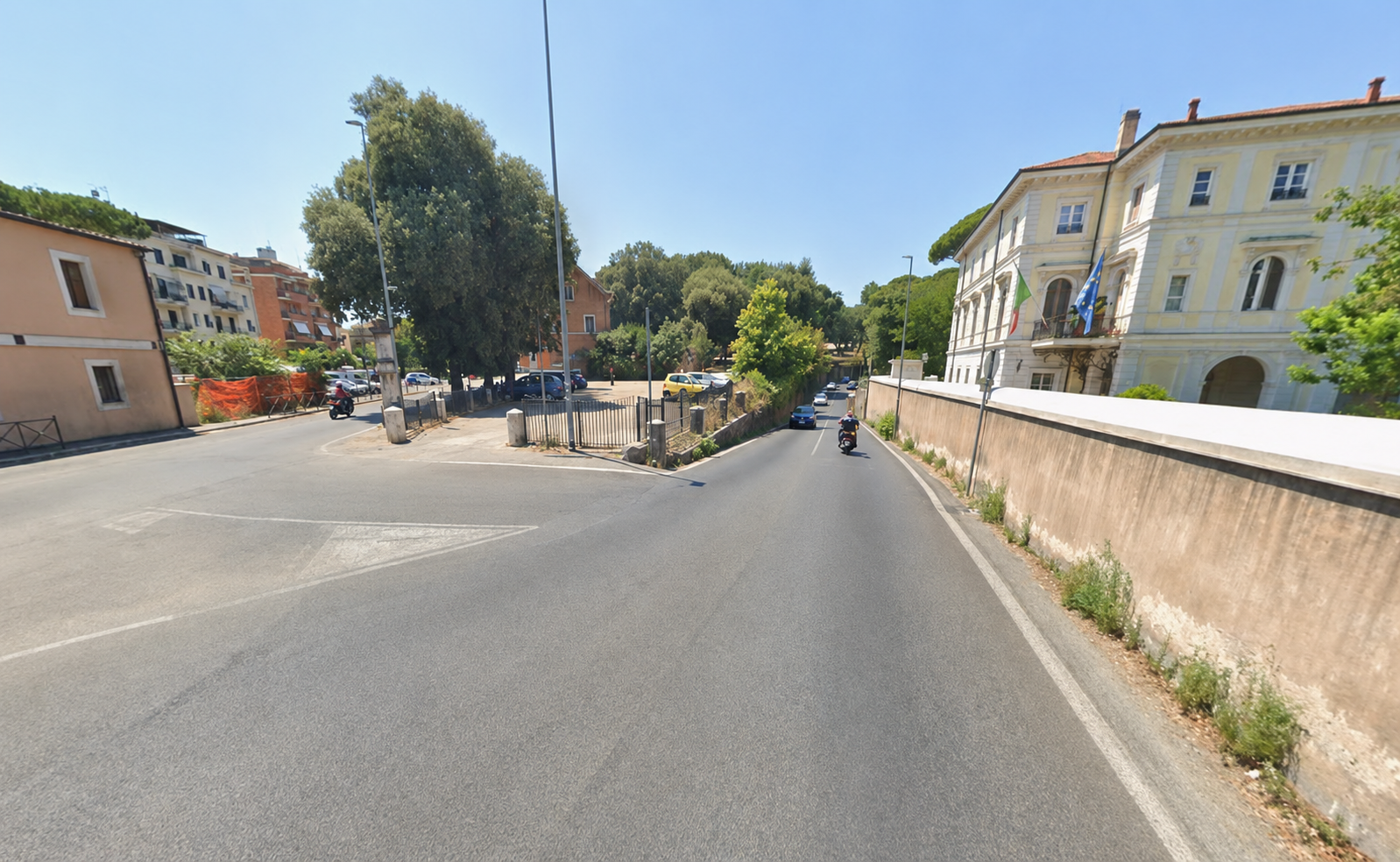 Via Aurelia antica: da lunedì 7 settembre lavori notturni nuovo marciapiede