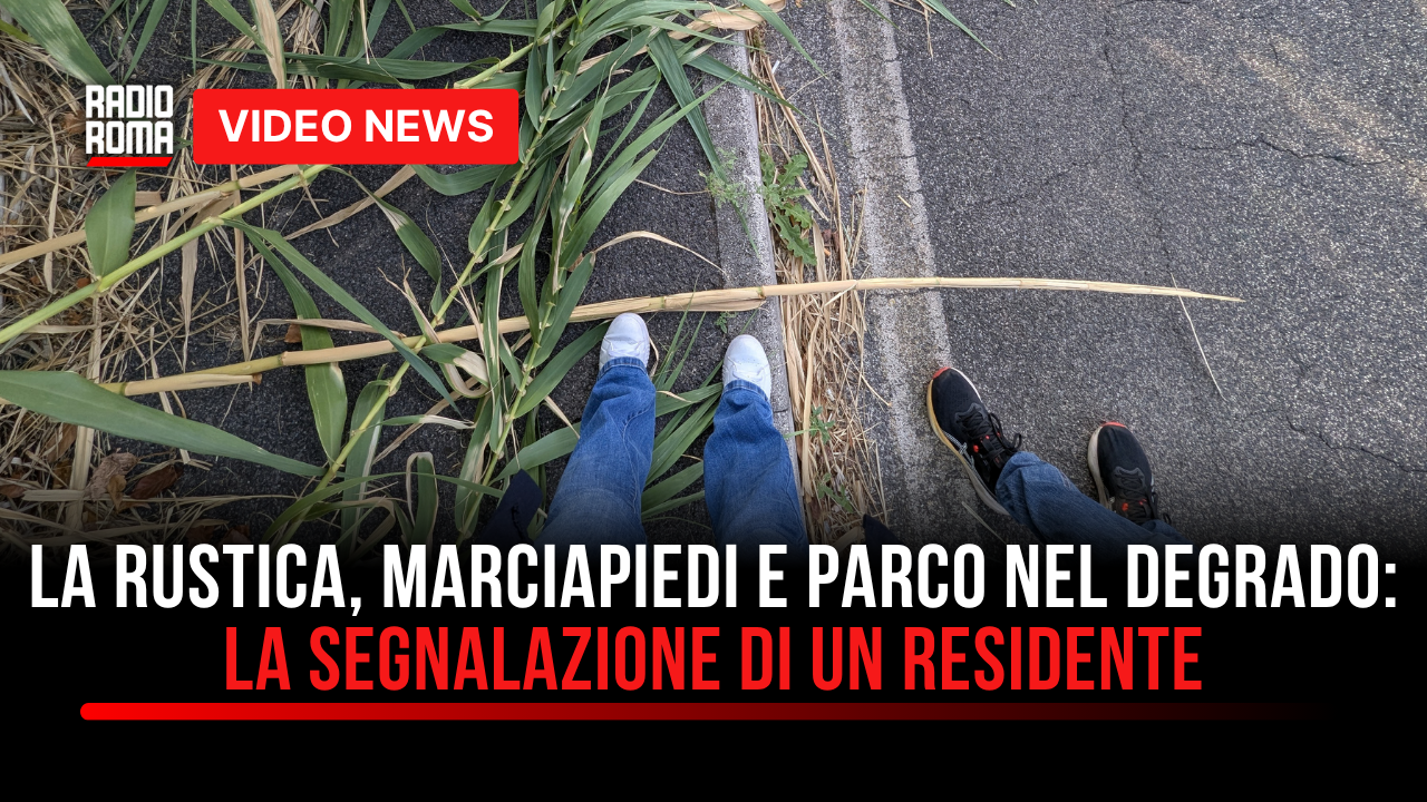 La Rustica, marciapiedi invasi dalle canne e parco nel degrado: la segnalazione di un residente a Radio Roma