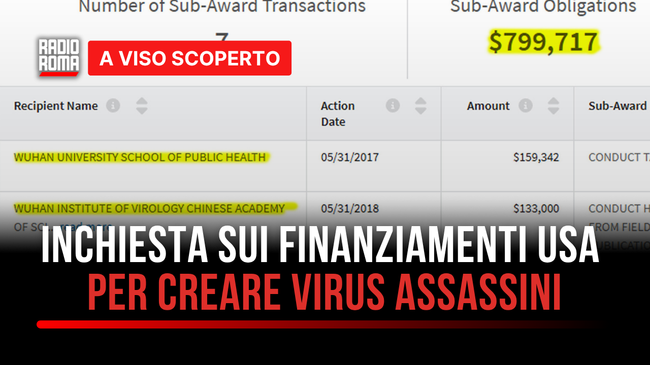 Fauci, CIA e Wuhan: inchiesta sui finanziamenti per creare virus assassini