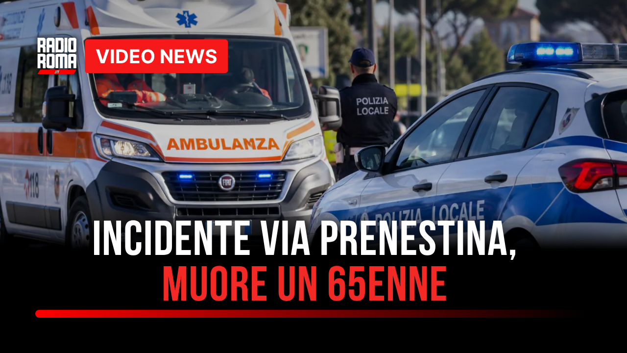 Incidente via Prenestina, muore un 65enne (VIDEO)