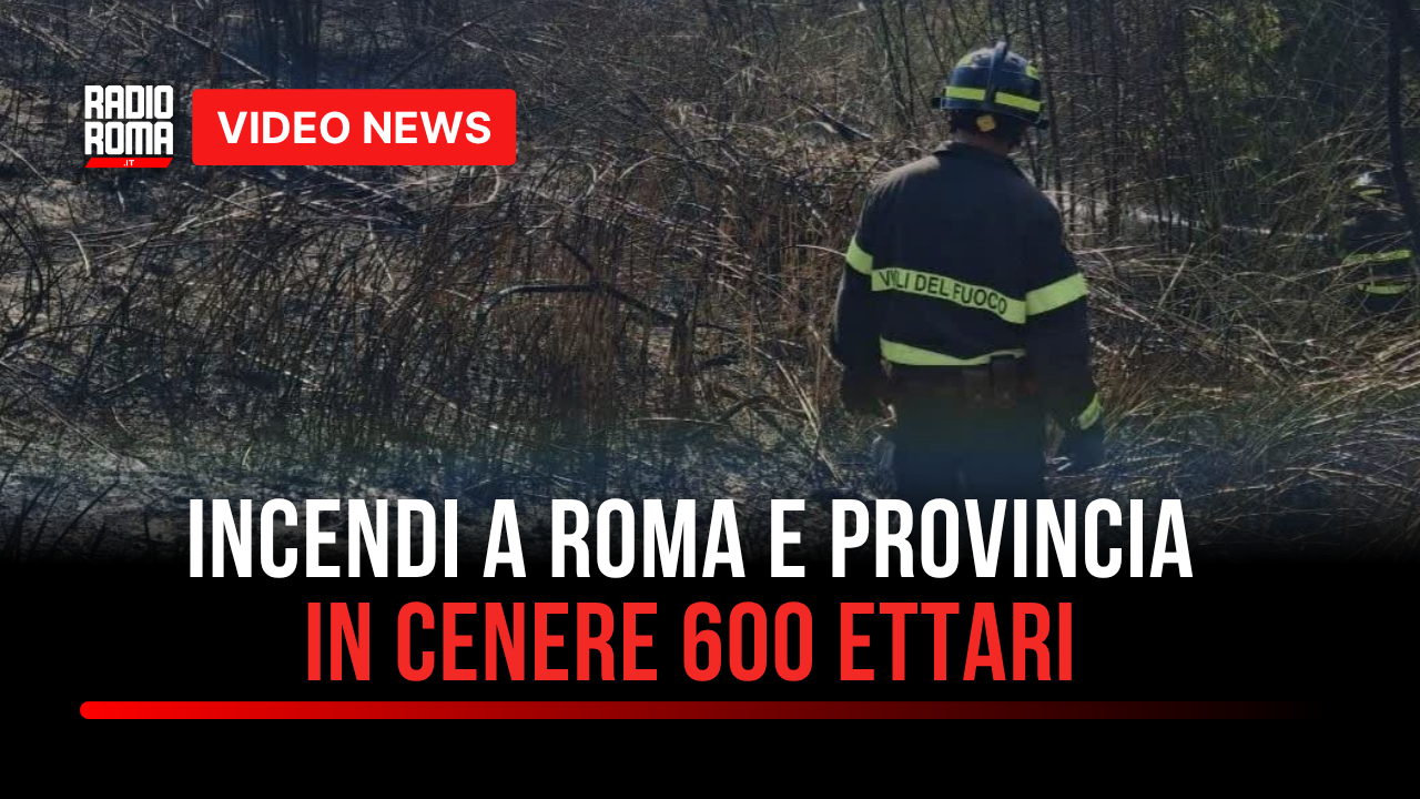 Incendi a Roma, in cenere 600 ettari di terreni e boschi, l'equivalente di 600 campi da calcio (VIDEO)