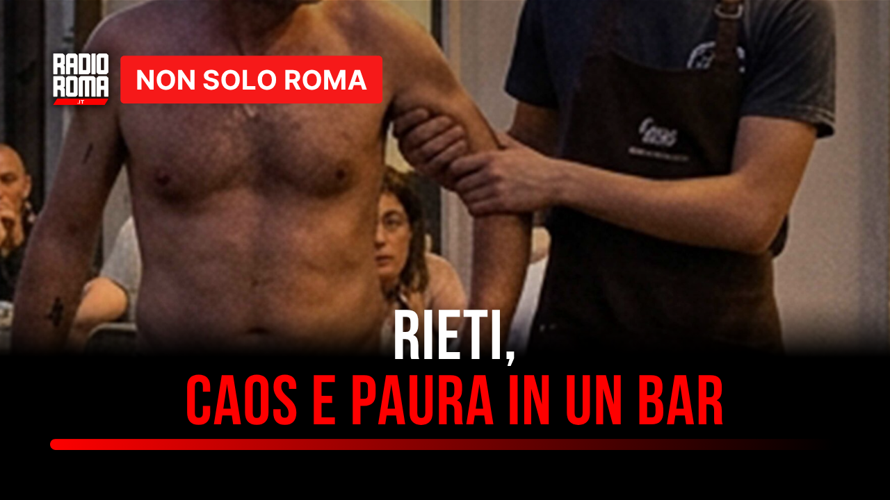 Rieti, irrompe in un bar e semina il panico: "Potevano esserci conseguenze più gravi" - VIDEO