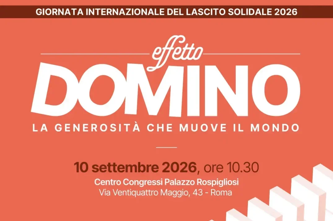 Roma, “Effetto domino. La generosità che muove il mondo”: evento il 10 settembre a Palazzo Rospigliosi
