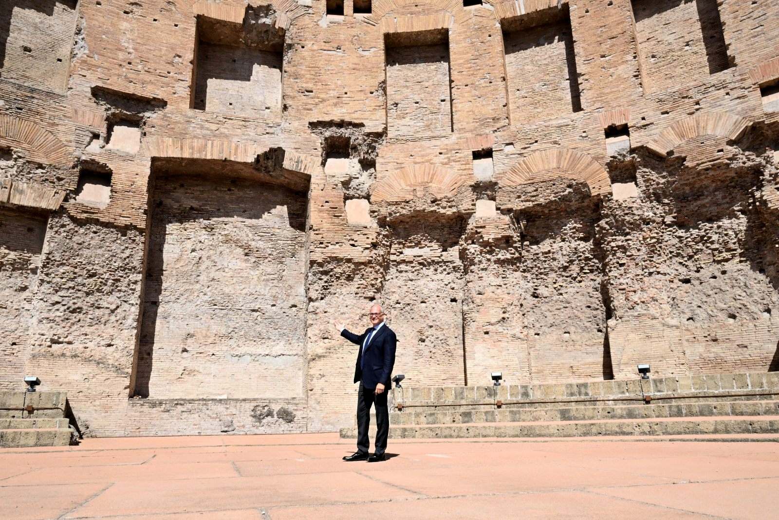 Terme di Traiano: concluso l'intervento di riqualificazione dell'Esedra e della galleria di Colle Oppio