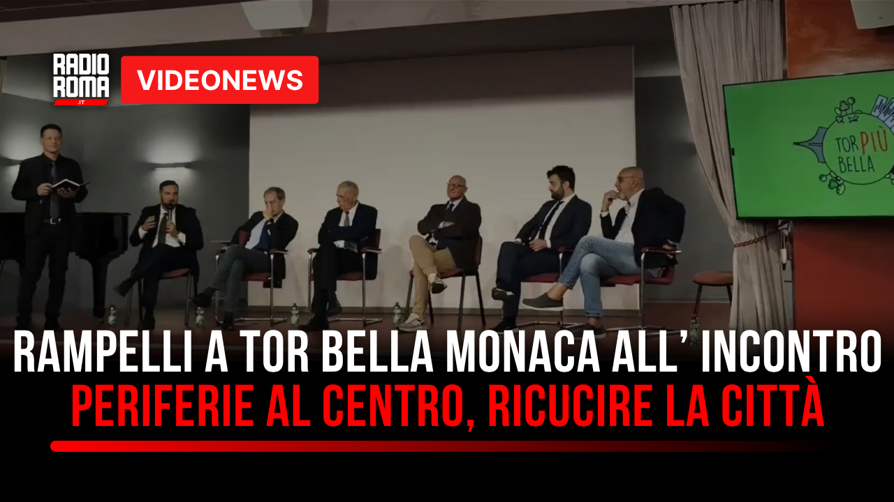 Rampelli a Tor Bella Monaca all'incontro “Periferie al centro, ricucire la città”