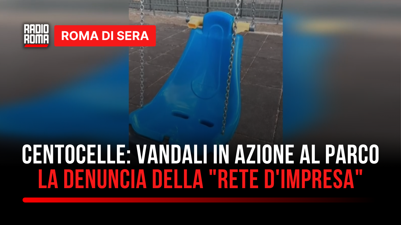 Centocelle, vandalizzato il parco inclusivo di Piazza dei Gerani: servono fondi e senso civico
