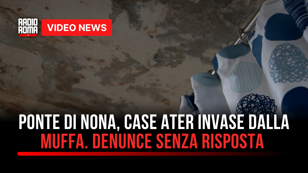 Ponte di Nona, case del comune di Roma invase dalla muffa (VIDEO)